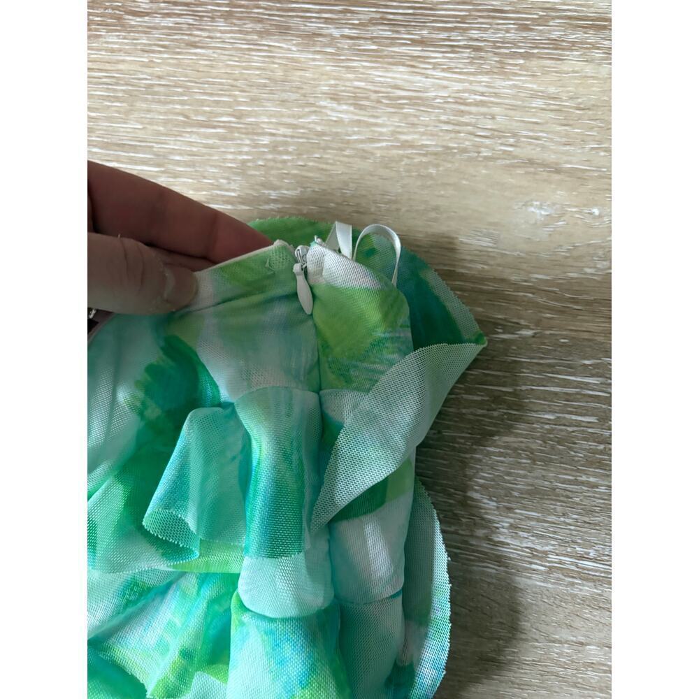 Billy J Zinnia Midi Dress Green Floral - Picture 6 of 8